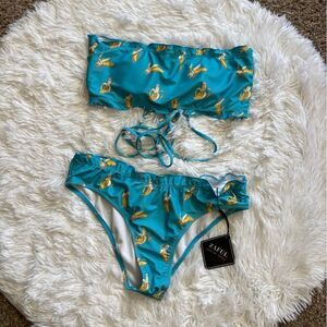 Zaful Bikini Swimsuit New Bananas Womens Size 6